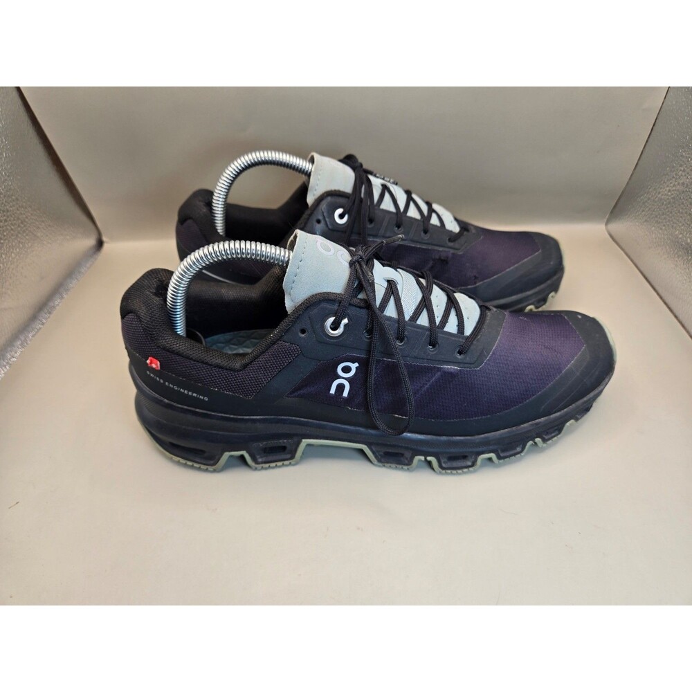On Cloudventure 3 Trail Shoes Women's 9.5 Black Cobble Running Hiking Sneakers